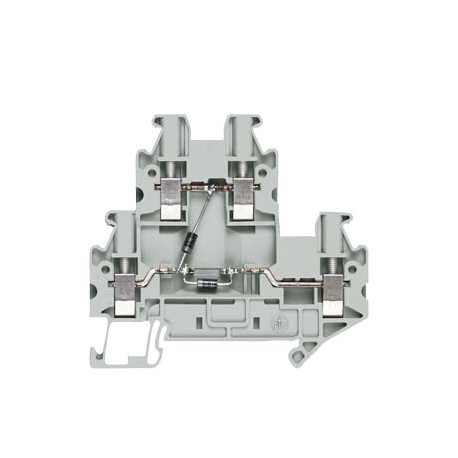Siemens 8WH1020-5LF00 Two-tier terminals for components, 2.5 mm2 Screw mounting gray for component connection