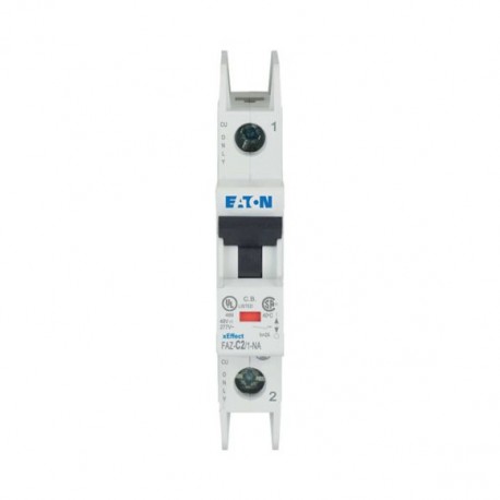 Eaton-moeller FAZ-C2/1-NA Y7-102080 EATON ELECTRIC Miniature circuit breaker (MCB), 2A, 1p, C-Char, AC