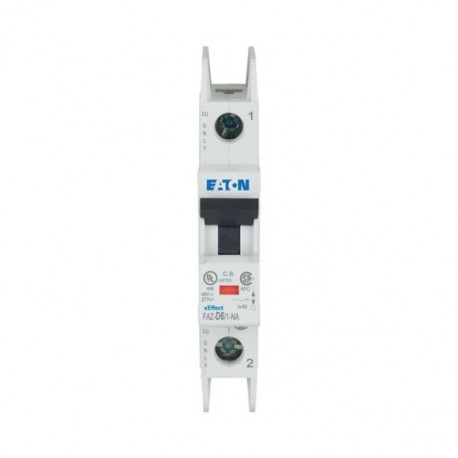 Eaton-moeller FAZ-D6/1-NA Y7-102104 EATON ELECTRIC Over current switch, 6A, 1p, D-Char, AC