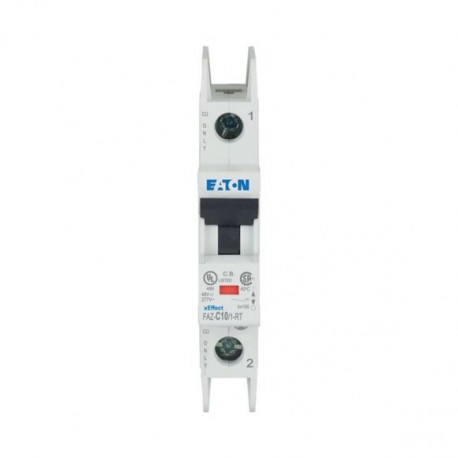 EATON - MOELLER FAZ-C10/1-RT FAZ-C10/1-RT 102127 Y7-102127 EATON ELECTRIC Miniature circuit breaker (MCB), 10A, 1p, C-Char, AC