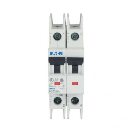 Eaton-moeller FAZ-C3/2-NA Y7-102161 EATON ELECTRIC Over current switch, 3A, 2p, C-Char, AC