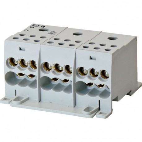 Eaton-moeller BPZ-KB-6/175 Y7-102717 EATON ELECTRIC Terminal block 3 poles, 175A, 1 input-, 6 output terminals, ALU