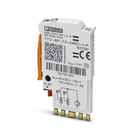 Phoenix contact TTC-6P-T3-24DC-I-P Type 3 surge protection plug