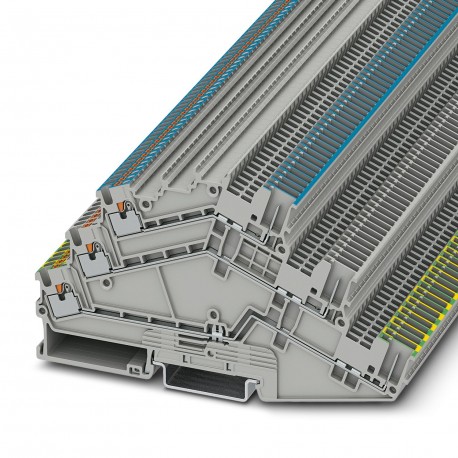 Phoenix contact PTS 1,5/S-PE/L/N/3P Terminal earth to rail, type of connection: Connection push-in c..