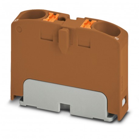 Phoenix contact PTFIX 2X4 BN Block for distribution, Terminal base, rated voltage: 450 V, nominal cu..