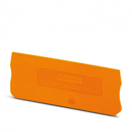 Phoenix contact D-PT 1,5/S-QUATTRO-0,8 OG End cover
