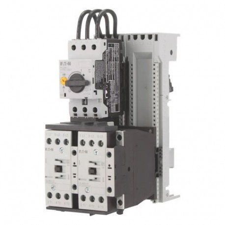 Eaton-moeller MSC-R-25-M25(24VDC)/BBA Y7-103011 EATON ELECTRIC Reversing starter, 3p, 11kW/400V/AC3, 50kA, +busbar ..