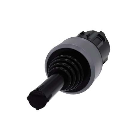 Siemens 3SU1030-7BA10-0AA0 Coordinate switch, 22 mm, round, plastic with metal front ring, black, 2 switch p..