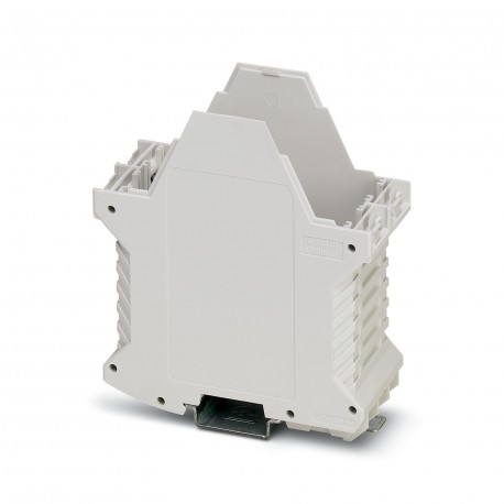 Phoenix contact ME 45 UT/FE TBUS KMGY DIN rail housing, Lower housing part with metal foot catch, ta..