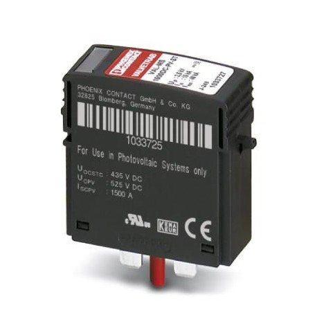 PHOENIX CONTACT VAL-MS 1500DC-PV-ST VAL-MS 1500DC-PV-ST 1033727 PHOENIX CONTACT Type 2 surge protection plug