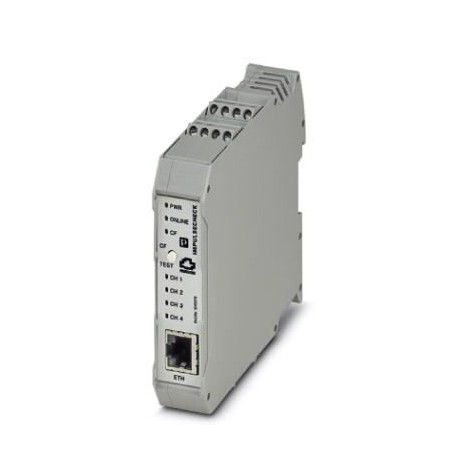Phoenix contact IPCH-4X-PCL-TCP-24DC-UT Evaluation unit for the real-time recording of surge current..