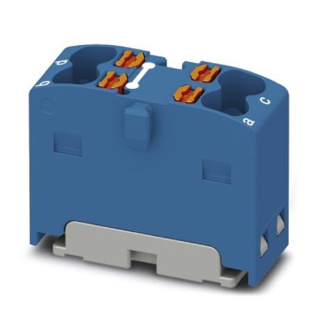 Phoenix contact PTFIX 4X1,5 BU Distribution block, bridged internally, The blocks can be bridged wit..
