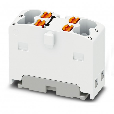 Phoenix contact PTFIX 4X1,5 WH Distribution block, bridged internally, The blocks can be bridged wit..