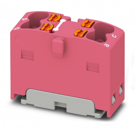 Phoenix contact PTFIX 4X1,5 PK Distribution block, bridged internally, The blocks can be bridged wit..