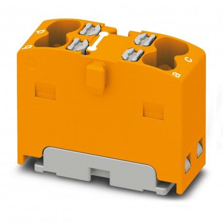 Phoenix contact PTFIX 4X1,5 OG Distribution block, bridged internally, The blocks can be bridged wit..