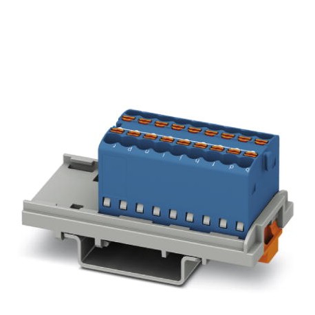 Phoenix contact PTFIX 18X1,5-NS35 BU Distribution block, bridged internally, The blocks can be bridg..