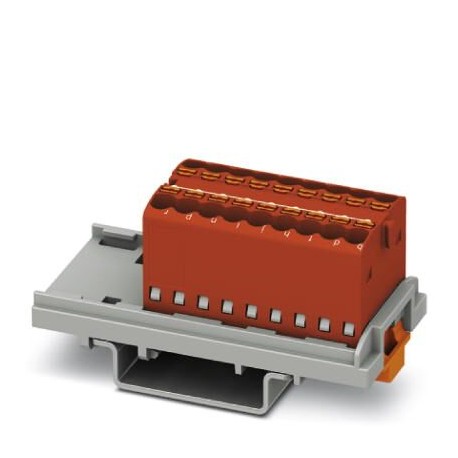 Phoenix contact PTFIX 18X1,5-NS35 RD Distribution block, bridged internally, The blocks can be bridg..