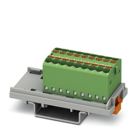 Phoenix contact PTFIX 18X1,5-NS35 GN Distribution block, bridged internally, The blocks can be bridg..