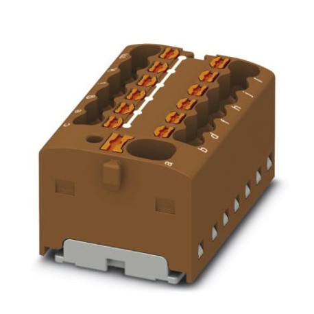 Phoenix contact PTFIX 4/12X1,5-G BN Distribution block, nom. voltage: 450 V, nominal current: 17.5 A..