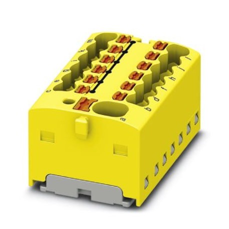 Phoenix contact PTFIX 4/12X1,5-G YE Distribution block, nom. voltage: 450 V, nominal current: 17.5 A..