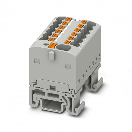 Phoenix contact PTFIX 4/12X1,5-NS15A GY Distribution block, nom. voltage: 500 V, nominal current: 17..