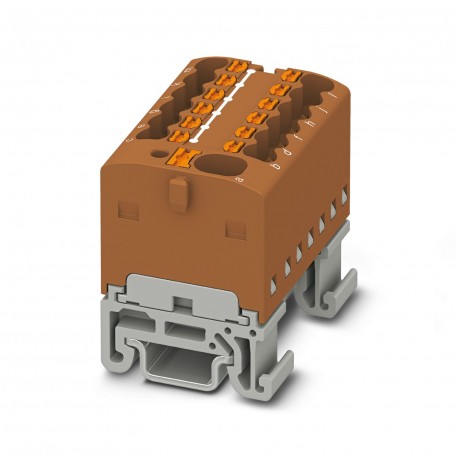 Phoenix contact PTFIX 4/12X1,5-NS15A BN Distribution block, nom. voltage: 500 V, nominal current: 17..