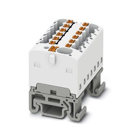 Phoenix contact PTFIX 4/12X1,5-NS15A WH Distribution block, nom. voltage: 500 V, nominal current: 17..