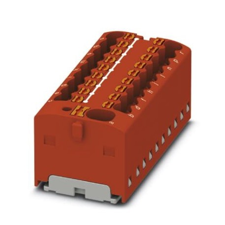 Phoenix contact PTFIX 4/18X1,5-G RD Distribution block, bridged internally, nom. voltage: 450 V, nom..