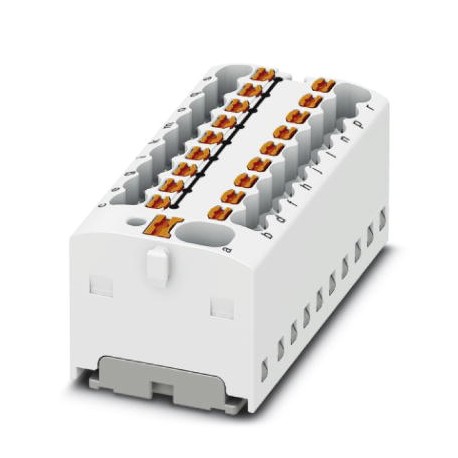 Phoenix contact PTFIX 4/18X1,5-G WH Distribution block, bridged internally, nom. voltage: 450 V, nom..