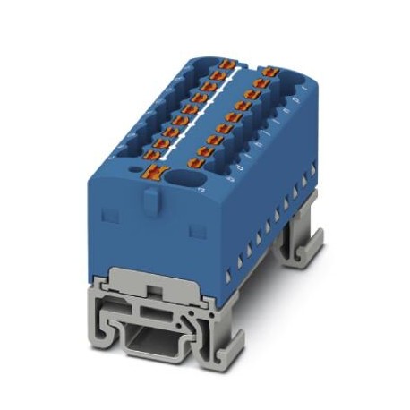 Phoenix contact PTFIX 4/18X1,5-NS15A BU Distribution block, nom. voltage: 500 V, nominal current: 17..