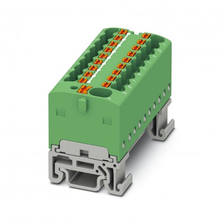 Phoenix contact PTFIX 4/18X1,5-NS15A GN Distribution block, nom. voltage: 500 V, nominal current: 17..
