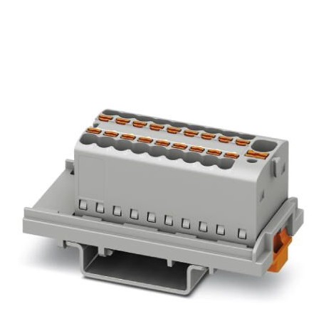 Phoenix contact PTFIX 4/18X1,5-NS35 GY Distribution block, nom. voltage: 500 V, nominal current: 17...