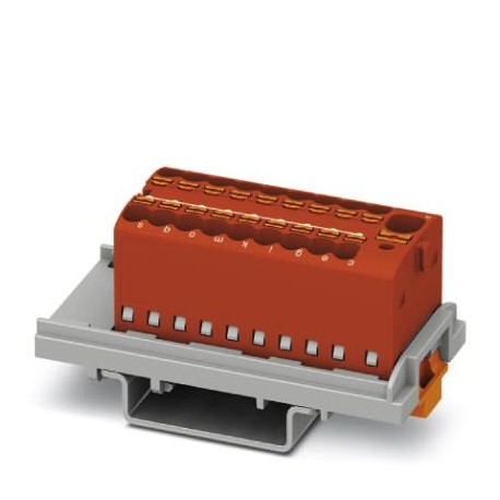 Phoenix contact PTFIX 4/18X1,5-NS35 RD Distribution block, nom. voltage: 500 V, nominal current: 17...