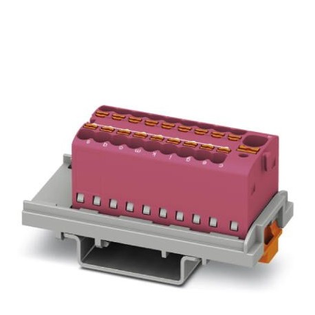 Phoenix contact PTFIX 4/18X1,5-NS35 PK Distribution block, nom. voltage: 500 V, nominal current: 17...
