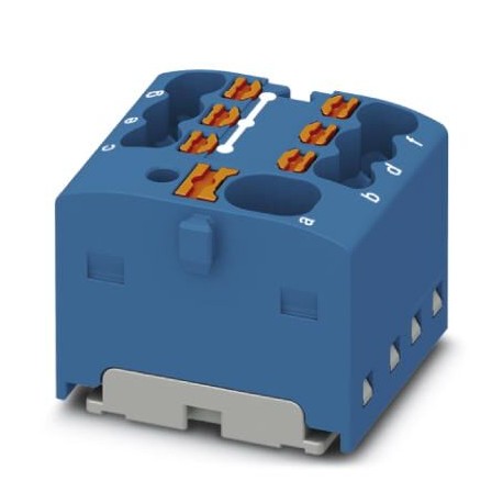 Phoenix contact PTFIX 4/6X1,5-G BU Distribution block, nom. voltage: 450 V, nominal current: 17.5 A,..