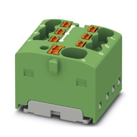 Phoenix contact PTFIX 4/6X1,5-G GN Distribution block, nom. voltage: 450 V, nominal current: 17.5 A,..