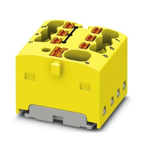 Phoenix contact PTFIX 4/6X1,5-G YE Distribution block, nom. voltage: 450 V, nominal current: 17.5 A,..