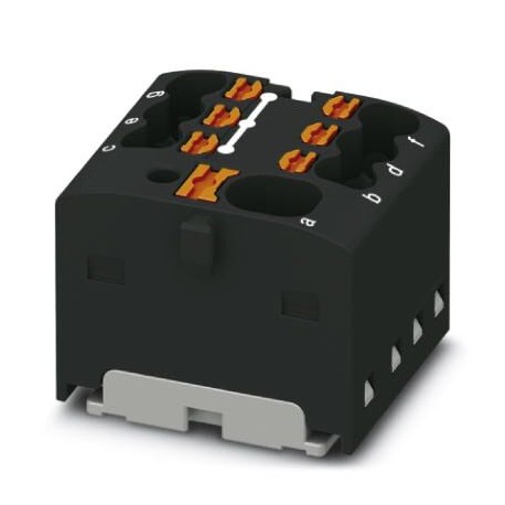 Phoenix contact PTFIX 4/6X1,5-G BK Distribution block, nom. voltage: 450 V, nominal current: 17.5 A,..