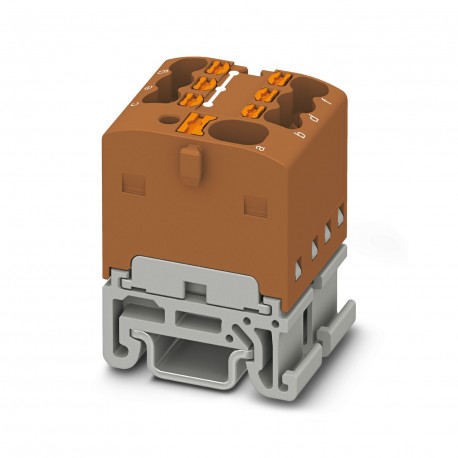 Phoenix contact PTFIX 4/6X1,5-NS15A BN Distribution block, nom. voltage: 500 V, nominal current: 17...