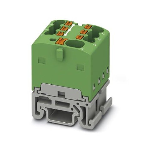 Phoenix contact PTFIX 4/6X1,5-NS15A GN Distribution block, nom. voltage: 500 V, nominal current: 17...