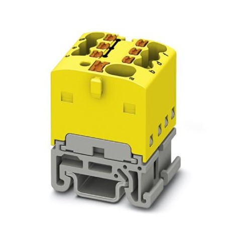 Phoenix contact PTFIX 4/6X1,5-NS15A YE Distribution block, nom. voltage: 500 V, nominal current: 17...
