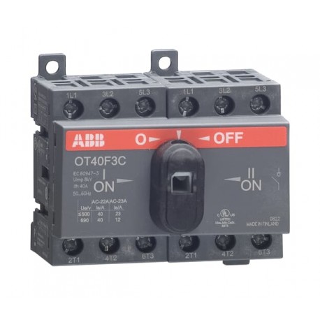 ABB 1SCA104913R1001 1SCA104913R1001 ABB OT40F3C CHANGE-OVER SWITCH