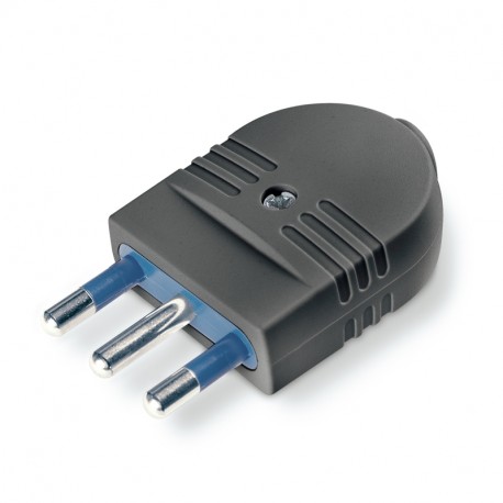 Scame 104.4003/N AZZURRA PLUG 2P+E 16A BLACK
