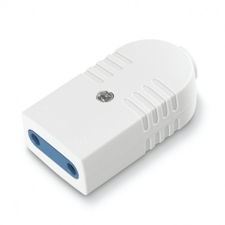 Scame 104.4010 AZZURRA SOCKET 2P 10A WHITE