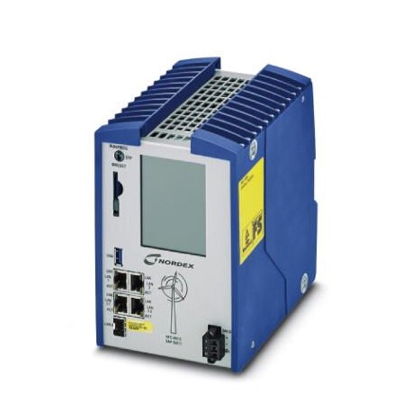 Phoenix contact NFC 482S PLCnext Control with 4x 10/100/1000 Ethernet, controller PROFINET with safe..
