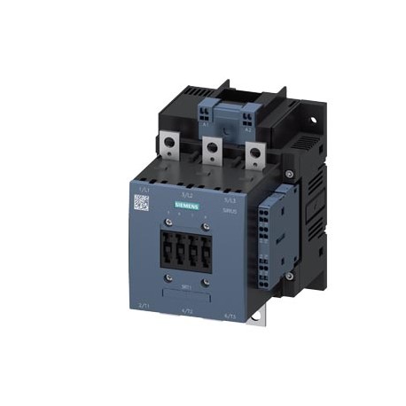 Siemens 3RT1054-2AD36 power contactor, AC-3 115 A, 55 kW / 400 V AC (50-60 Hz) / DC operation 42-48 V AC/DC ..