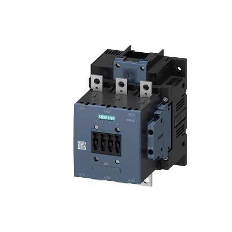 Siemens 3RT1054-6PP35 power contactor, AC-3e/AC-3 115 A, 55 kW / 400 V, AC (50-60 Hz) / DC Uc: 200-277 V PLC..