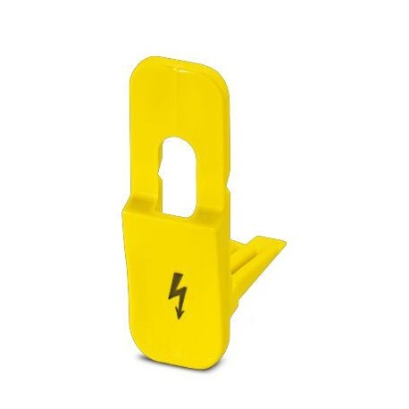 Phoenix contact CEC PTPOWER 35/50 Cover, yellow, labeled: Lightning flash, mounting type: plug in