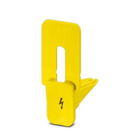 Phoenix contact CEC PTPOWER 95/185 Cover, yellow, labeled: Lightning flash, mounting type: plug in