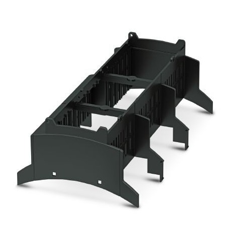 Phoenix contact BC 161,6 OT 121222 BK VPE80 DIN rail housing for use in distribution boards in accor..